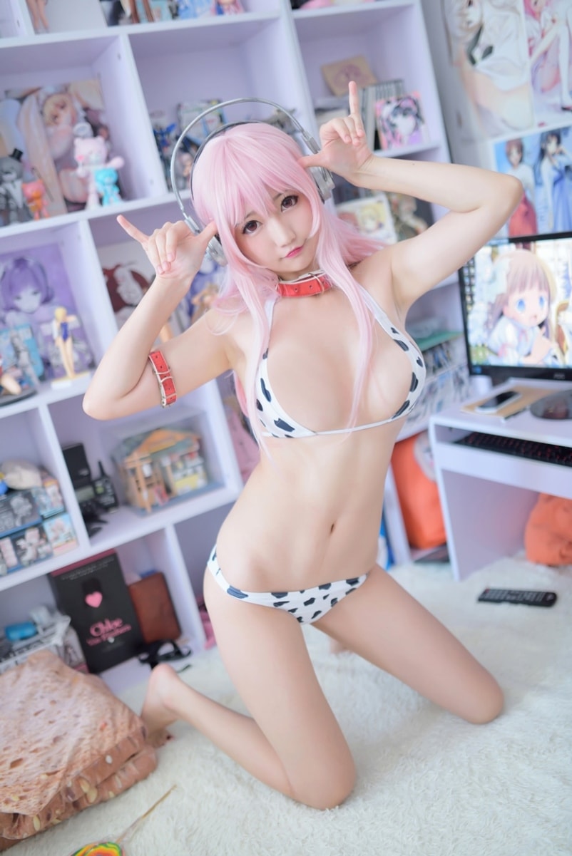 Nagesa魔物喵 - Super Sonico Cosplay